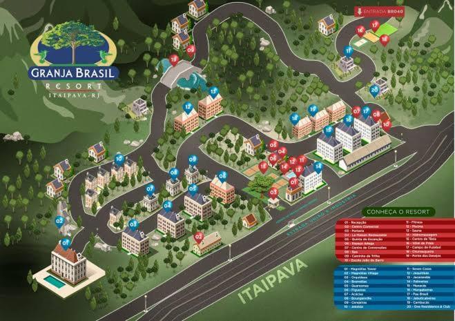 Apartament Maravilhoso Flat Em Itaipava Petrópolis Zewnętrze zdjęcie